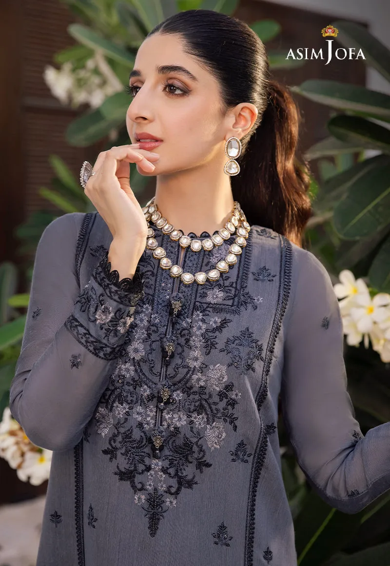 AJZS-07 | Asim Jofa Zari Sitara Luxury Eid Festive Collection 2023 | Unstitched Embrodried Suits