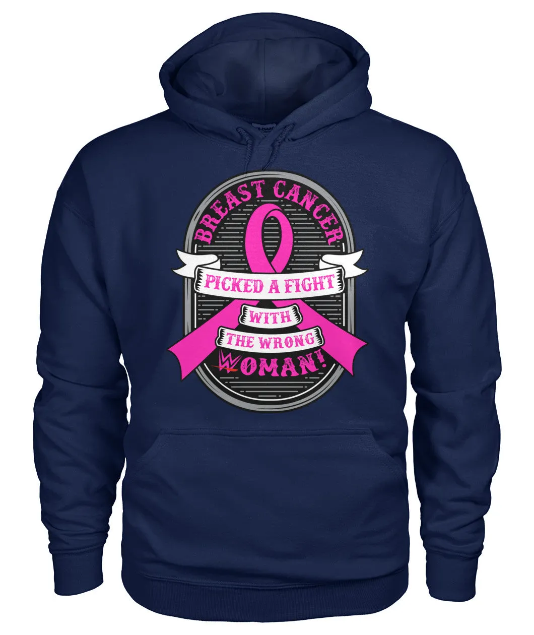Breast Cancer Picked a Fight with the Wrong Woman Hoodies and Sweatshirts