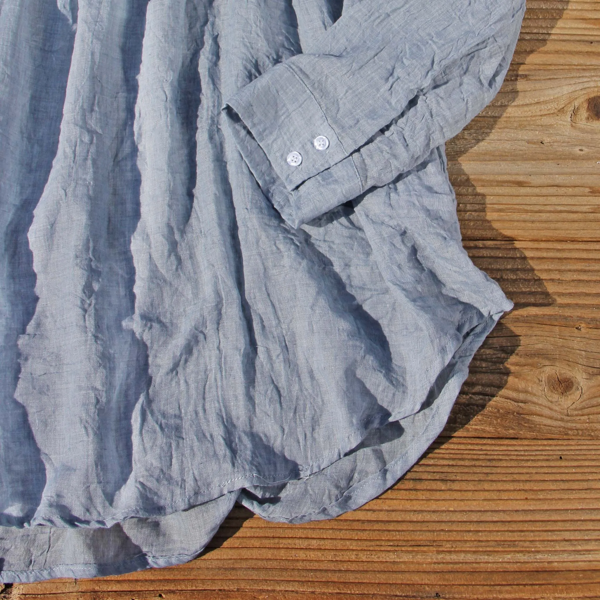 Chambray & Linen Tunic