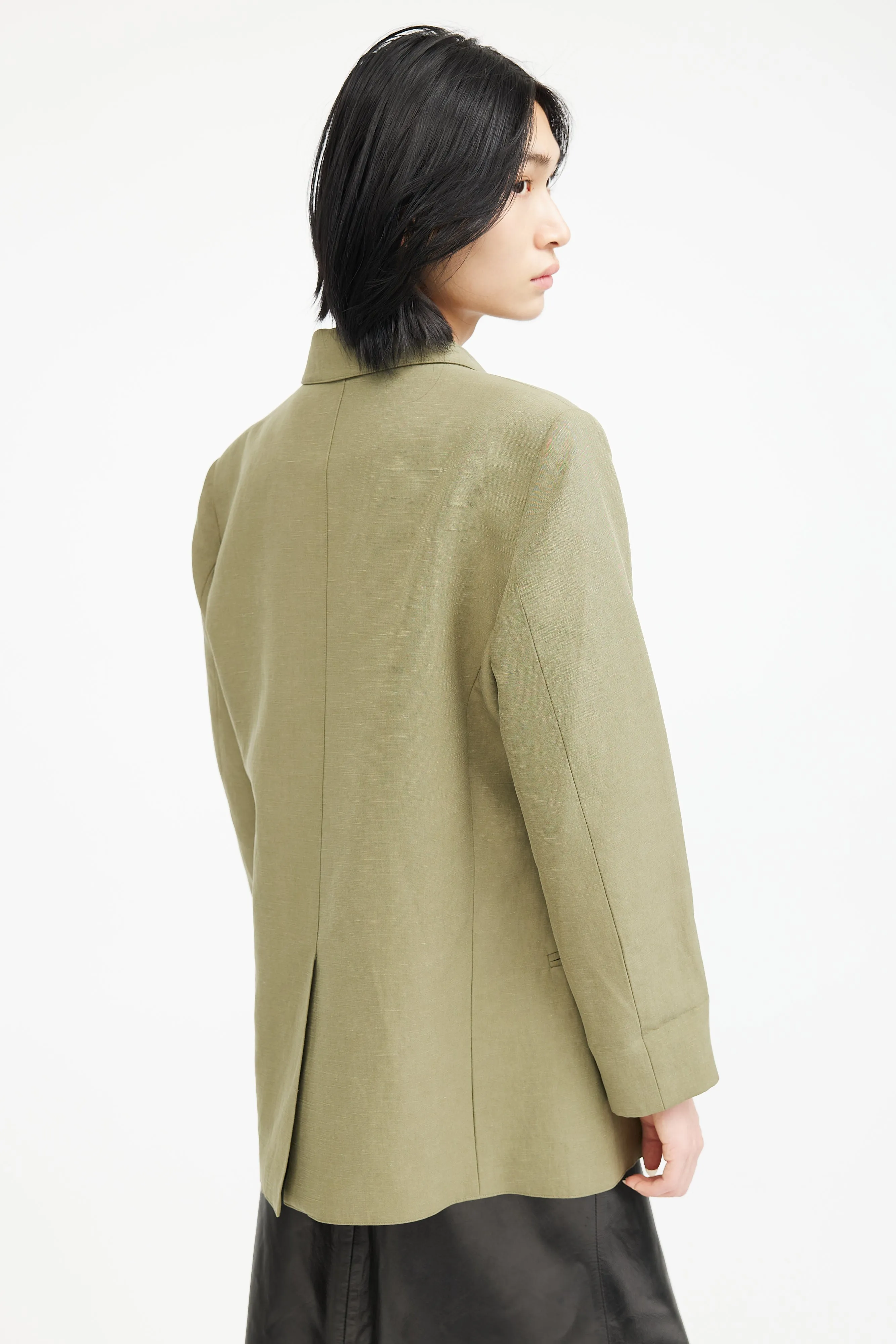 Green Cargo Blazer
