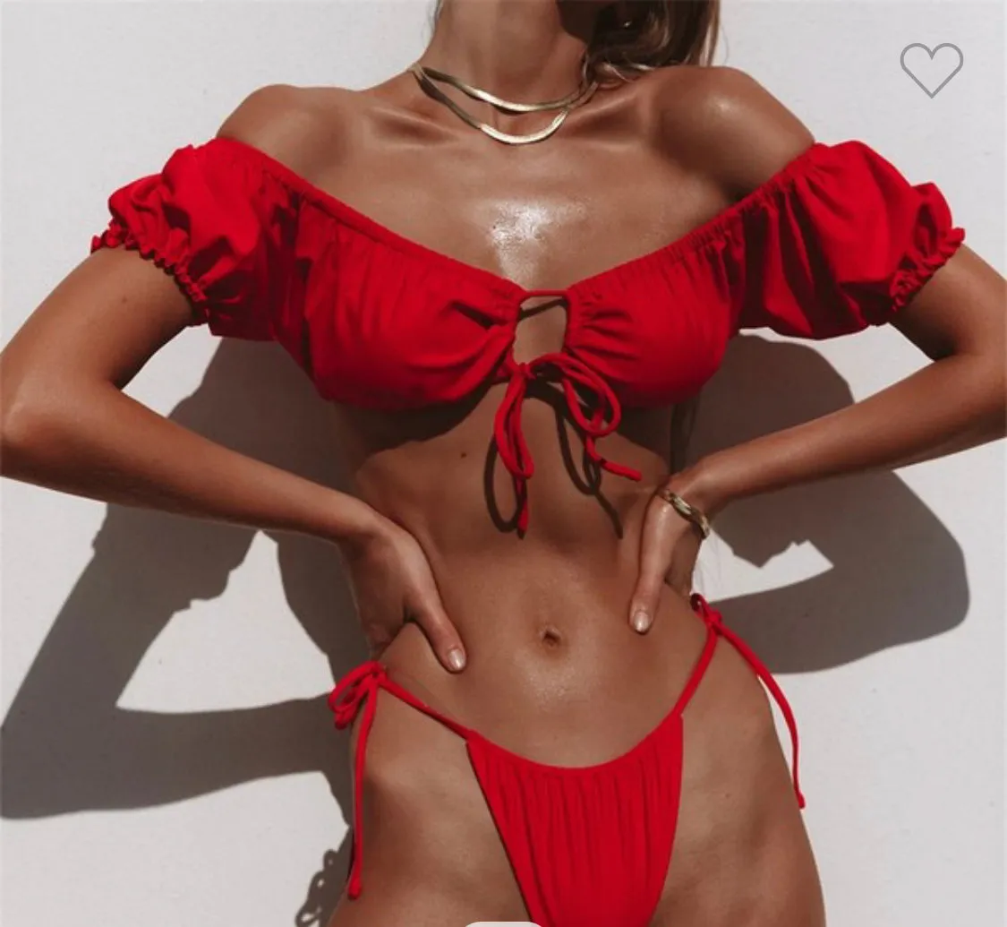 "Red-Hot" 2pc Swimsuit